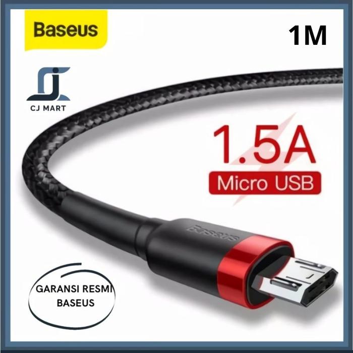 Gambar KABEL DATA USB TO MICRO BASEUS CAFULE CABLE FOR MICRO 1.5A 2M - 1Meter dari CJMART99 undefined Tokopedia