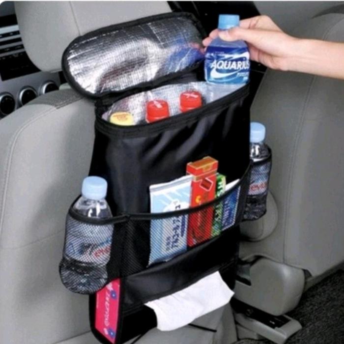 Gambar CAR ORGANIZER BAG ORGANIZER TAS JOK MOBIL CAR SEAT ORGANIZER JOK MOBIL - Hitam Model B dari Toko Jaya Makmurrr undefined Tokopedia