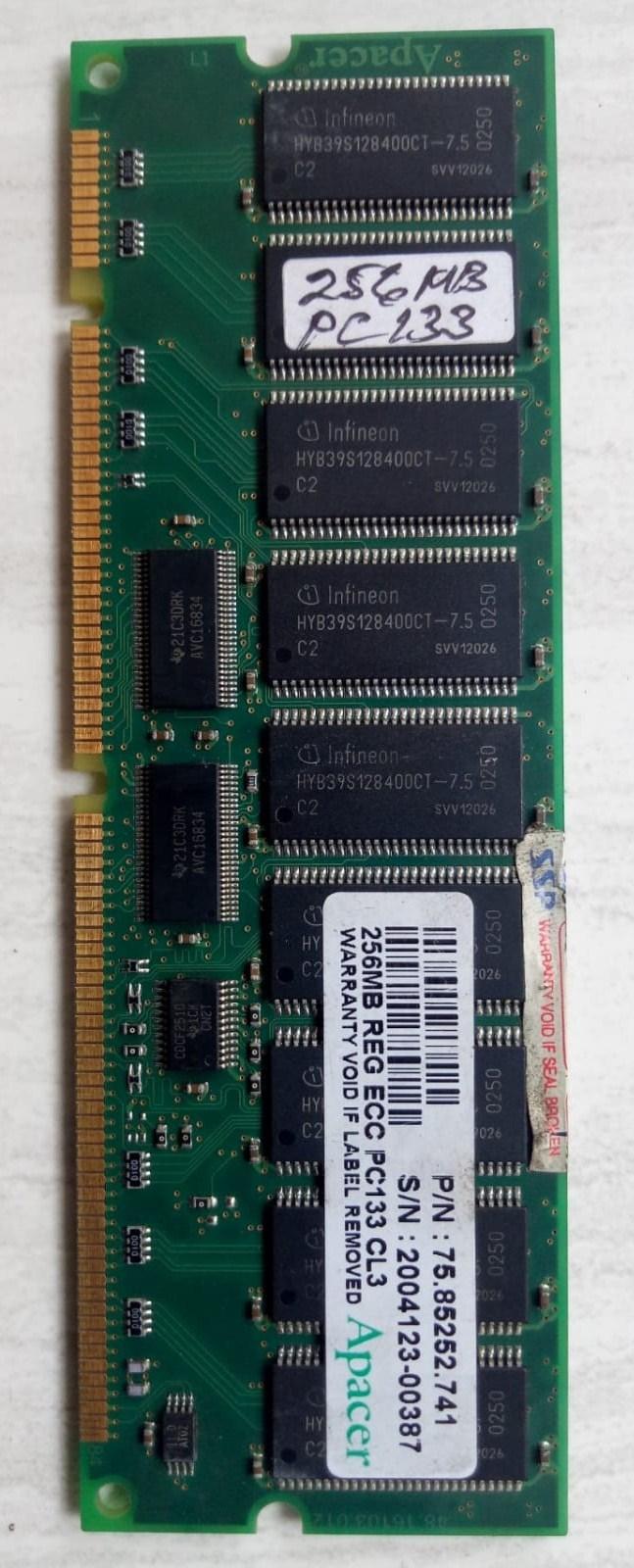 Gambar Jual RAM SDR 64/128/256/512 MB & 1 GB PC 100/133 Biasa & Server Second - SDR SRV 256 MB dari MDD Computer BDG undefined Tokopedia