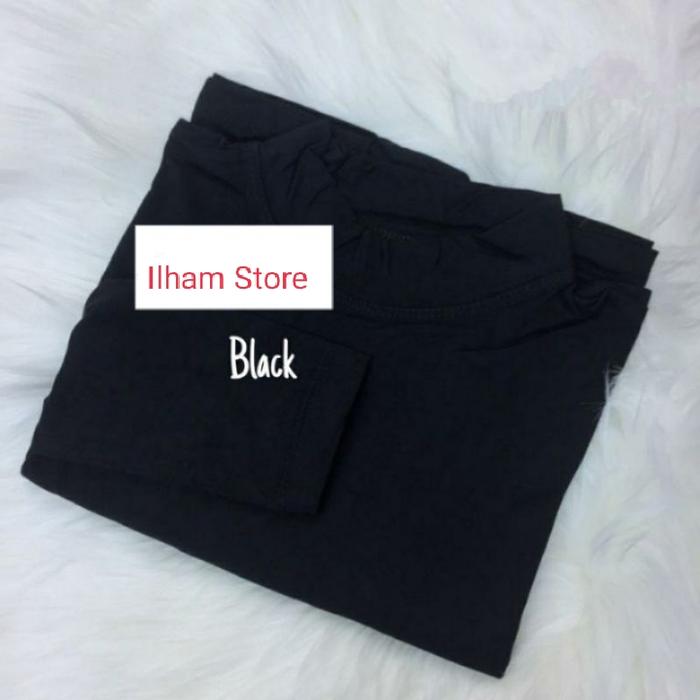 Gambar Baju Manset Spandek Rayon - Hitam, STANDAR BB 65 dari Apriladies undefined 3 Tokopedia