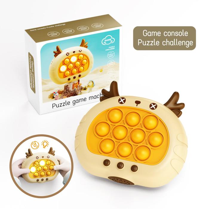 Gambar POP IT, Mainan Anak Game Puzzle 4 Mode Permainan - Brown Deer dari Raja Kado Mainan undefined Tokopedia