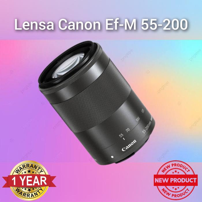 Jual lensa canon ef-m 55-200mm Kota Administrasi Jakarta Barat