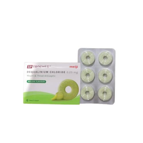 Gambar SP TROCHES MEIJI BOX 12 TABLET STRIP 6 TABLET - Obat Sakit Tenggorokan - MELON, Strip 6 tablet dari Apotek Provita undefined Tokopedia