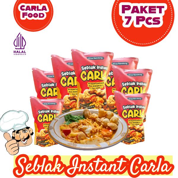 Gambar Paket 7 Pack Seblak Instant CARLA dari Seblak carla undefined Tokopedia