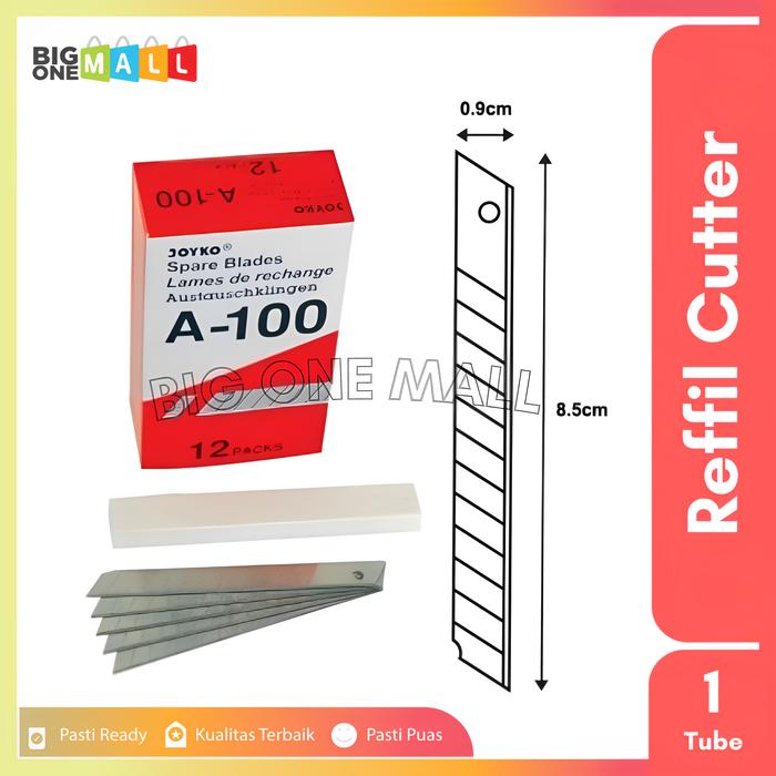 Gambar Refill Cutter Blade L 150 Kenko, Mata Pisau Cutter Pemotong Kertas HVS - A-100 Joyko dari BigOneMall undefined Tokopedia