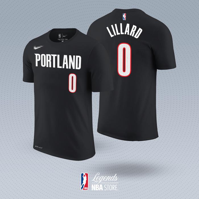 Gambar Baju Basket Kaos NBA Jersey Portland Trail Blazers Damian Lillard No 0 - Icon Hitam, M dari Kaos Basket Indonesia undefined Tokopedia