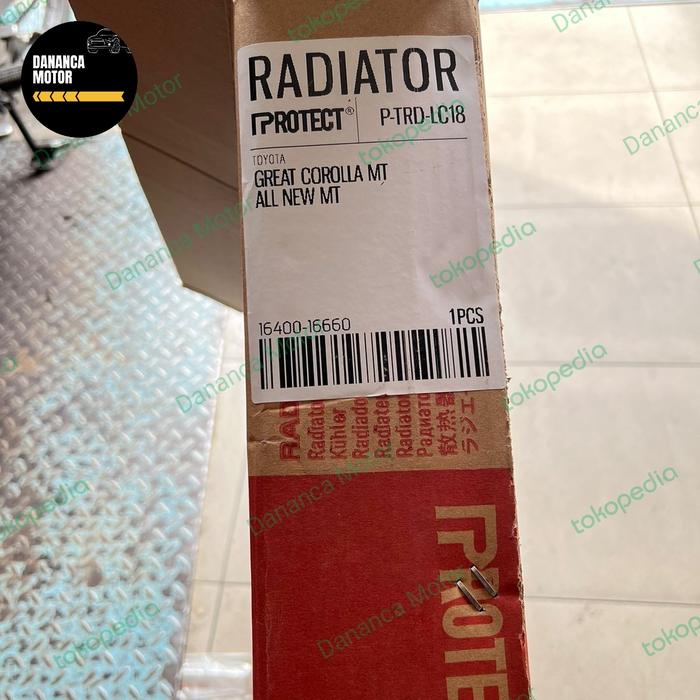 Gambar radiator great corolla manual merk PROTECT dari Dananca Motor undefined Tokopedia