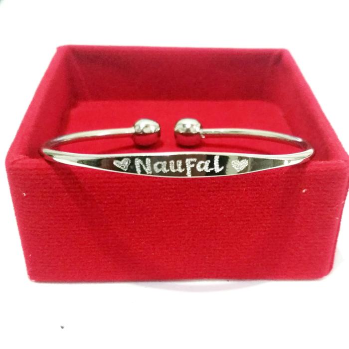 Gambar GELANG MONEL ANTI STEP ANAK UKIR NAMA - YA, 12 cm dari trisna monel undefined Tokopedia