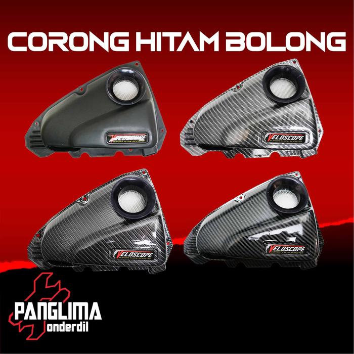 Gambar Veloscope Box Filter Carbon Beat Street Scoopy K93 Vario 110 eSP Tutup - Hitam Bolong, Light Carbon dari Panglima Onderdil undefined Tokopedia