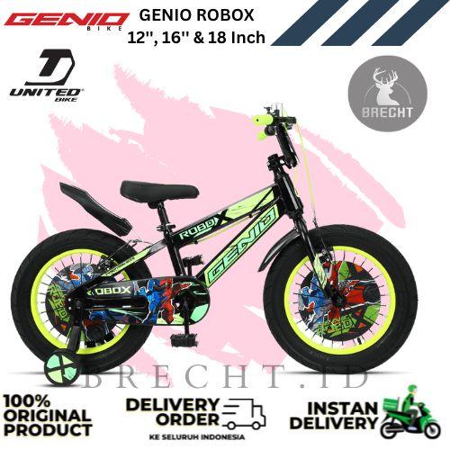 Gambar Sepeda BMX Anak Laki 12''16''18''20'' Inch GENIO KIDS ROBOX - Hijau, 18 dari BRECHT.ID OFFICIAL STORE undefined Tokopedia