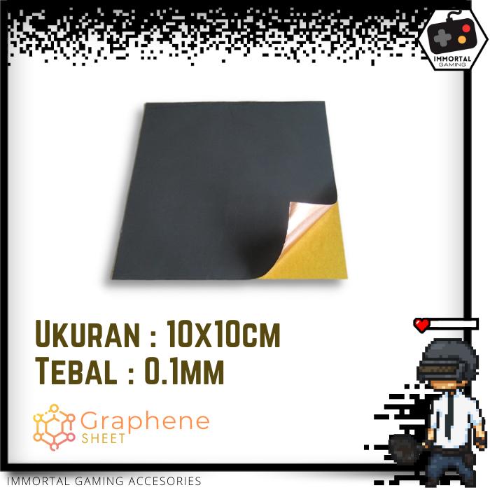 Gambar [IM] Graphene Copper Sheet Thermal Stiker Graphite Heatsink Thermalpad - 10x10cm dari IMMORTAL GAMING Accesories undefined Tokopedia