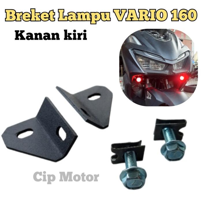 Gambar Breket Dudukan Lampu Tembak D2 Laser VARIO 160 2022 - Kanan kiri dari Cip Motor undefined Tokopedia