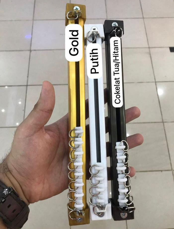 Gambar Rel Kotak | Rel Gorden Dan Vitrase | Curtain Track | Rail Aluminium - Putih, 10cm dari SA Interior_NEW undefined Tokopedia