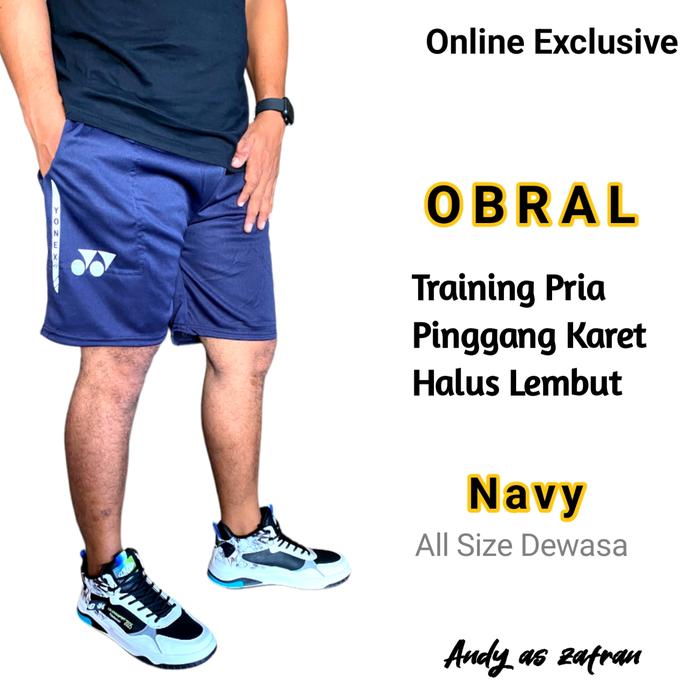 Gambar Celana training pendek pria ALL SIZE grosir murah - Hitam, 1 pic dari SURYA HAROMAIN 03 undefined 4 Tokopedia