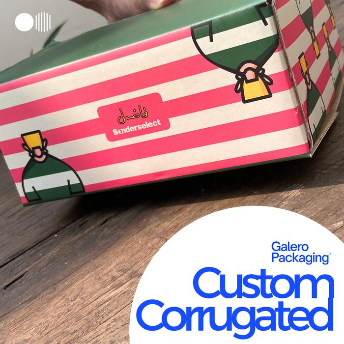 Gambar Custom Corrugated Box | Earlock | Sepatu | Pizza | Gable | Basic dari Galero Packaging undefined Tokopedia