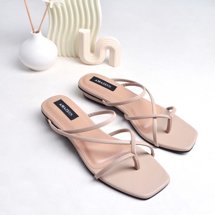 Gambar Amazeus AMARE Sandal Tali Wanita - Cream, 41 dari amazeus undefined Tokopedia