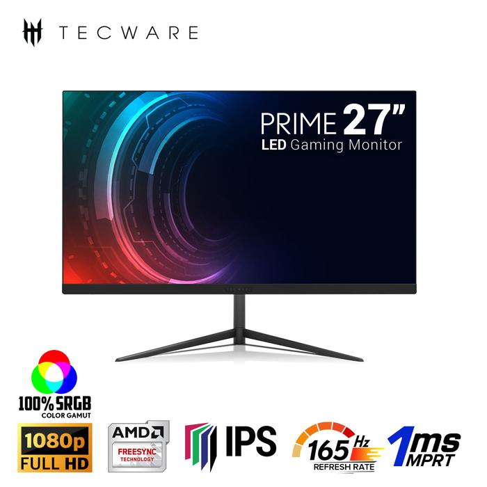 Gambar TECWARE PRIME 27" Inch FHD IPS 165Hz Adaptive Sync - Gaming Monitor - Tanpa Kayu dari Tecware Indonesia undefined Tokopedia