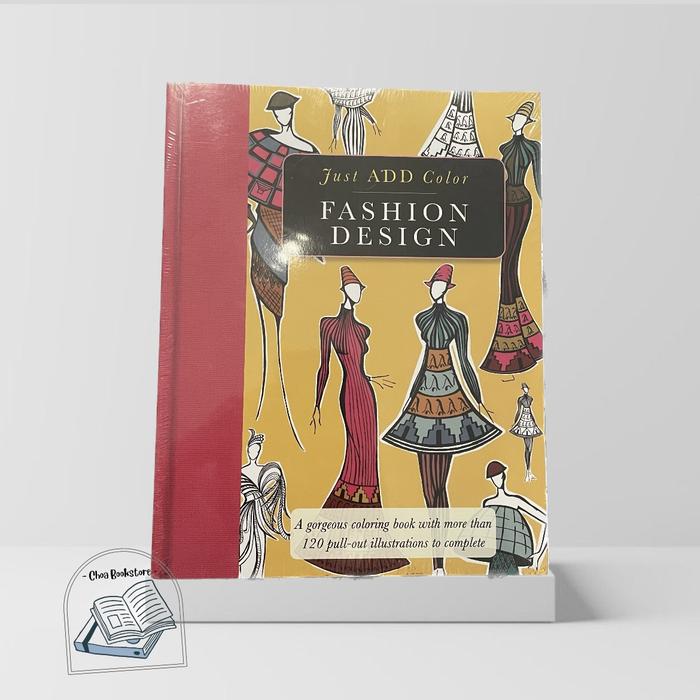 Gambar Coloring Book for Adult: My Own World (full size) - Fashion Design dari Choa Bookstore undefined Tokopedia