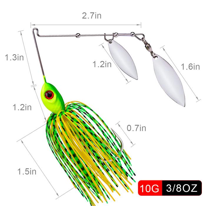 Gambar Umpan Casting Gabus Toman  Buzzbait Slater Hampala Spinner Bait Set - A, 14 Gram dari Juragan Minnow undefined Tokopedia