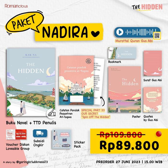 Gambar Novel The Hidden (All Paket) - Nadira dari gubuk diskon undefined Tokopedia