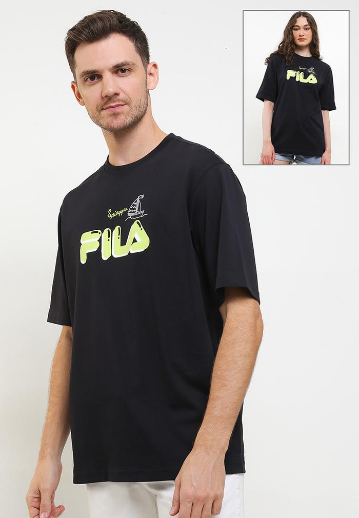 Gambar FILA T-Shirt Unisex Ardo - Black - L dari FILA Official Store undefined Tokopedia
