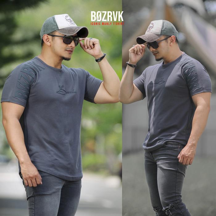 Gambar kaos tactical lengan pendek | Kaos Warna Abu Pria | Baju Tactical Pria - Abu-abu, S dari KAOSBOSID undefined Tokopedia