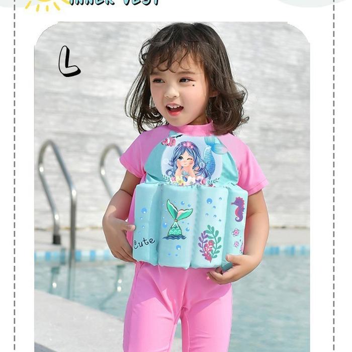 Gambar BAJU RENANG ANAK WITH INNER VEST (ADA PELAMPUNG LEPAS PASANG) MURAH!!! - L, 2th dari FLABABY undefined Tokopedia