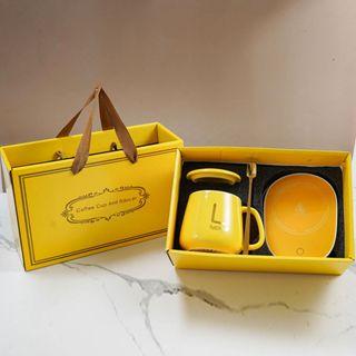 Gambar Cangkir gelas set Lengkap Dengan Alat Pemanas penghangat - Kuning dari Wisdom Multiway undefined Tokopedia