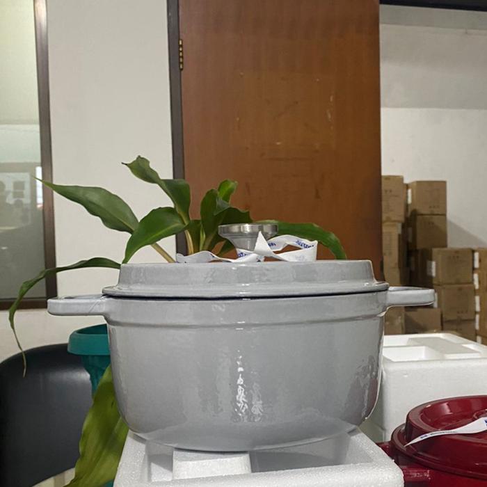 Gambar Amercook Panci Soup Induction Casserole Ipot Series 24 Cm - AshGrey dari Orinoco Smart Living undefined Tokopedia