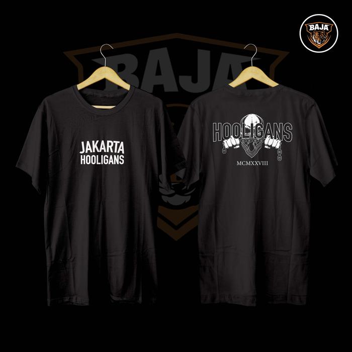 Gambar Kaos Persija | Jak Mania | Baju Persija Jakarta Hooligan + FREE STIKER - M dari Baju Persija undefined Tokopedia