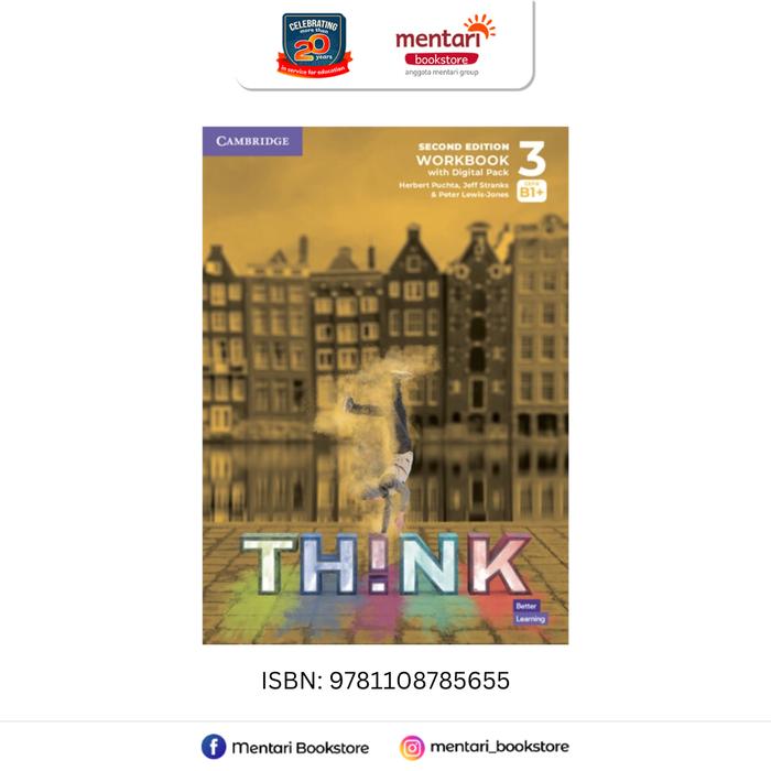 Gambar Cambridge Think British English w/ Digital Pack 2nd Edition | Buku SMP - Workbook 3 dari Mentari Books Indonesia undefined Tokopedia