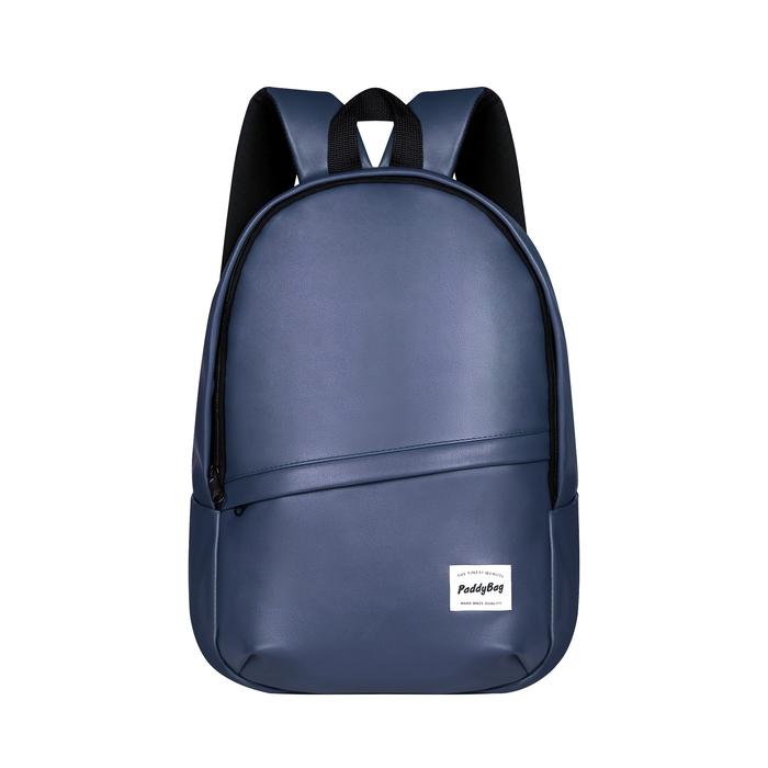 Gambar Paddy Gizli Leather Backpack - Tas Ransel Polos Sekolah - Navy dari Paddy Official undefined Tokopedia