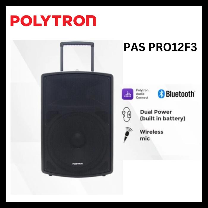 Gambar POLYTRON PROFESSIONAL ACTIVE SPEAKER PAS PRO12F3 RESMI POLYTRON dari Rebana Electronic undefined Tokopedia