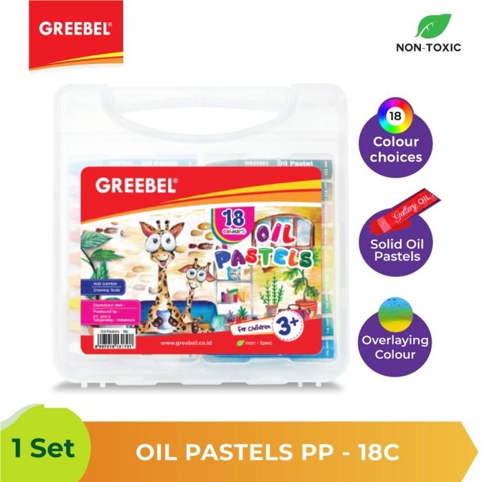 Gambar Krayon Greebel 18 Warna / PP 18 Crayon dari Solata ATK undefined Tokopedia