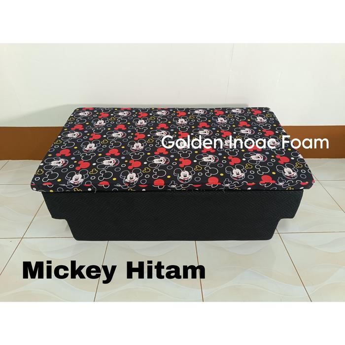 Gambar Kasur Mobil Jok Belakang Busa Inoac D23 - Baris ke 3 - Black Mickey dari Golden Inoac Foam undefined Tokopedia