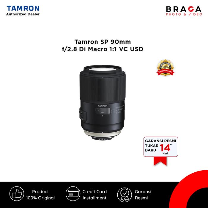 Jual Lensa Tamron SP 90mm Di Macro 1:1 VC USD model F017 for