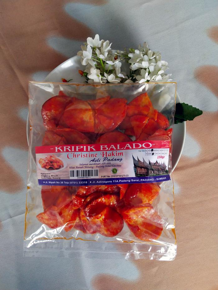 Gambar Enak Keripik Sanjai Balado Christine Hakim Asli Padang 250gr - Bulat dari sanjaiananda_NEW undefined Tokopedia