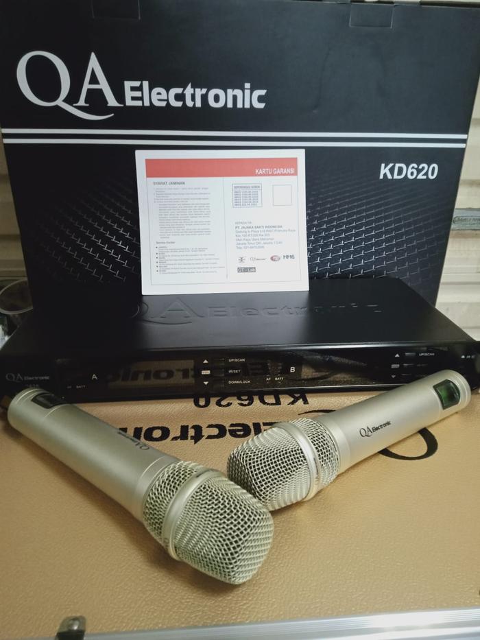 Gambar mic wireless qa electronic kd620 kd - CHAMPAGE dari indo avril undefined Tokopedia