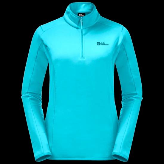 Gambar JAKET GUNUNG HIKING JACK WOLFSKIN BAISELBERG HALF ZIP BLUE CURACAO WS dari kallapathar undefined Tokopedia