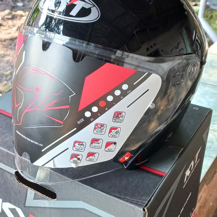 Gambar helm kyt NFJ size xl dari ALGIS ELEKTRONIKA undefined Tokopedia