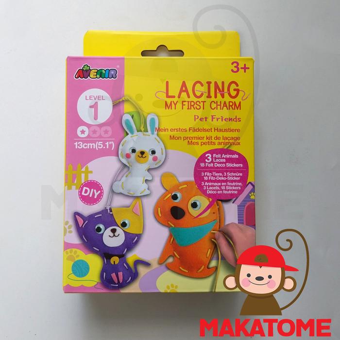 Gambar Avenir Lacing My First Charm felt laces menjahit anak 3+ tahun toys - Pet dari Makatome Shop undefined Tokopedia