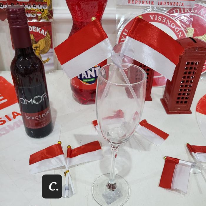 Gambar Dekorasi Aksesoris Merdeka 17 Agustus Banner Bendera Balon Gantungan - C dari SJ'STORE undefined Tokopedia