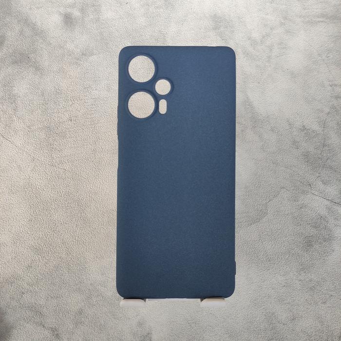 Gambar Case Poco F5 5G Softcase Sandstone Silicon Anti Slip Casing Camera Pro - Biru dari ArmiTech undefined Tokopedia