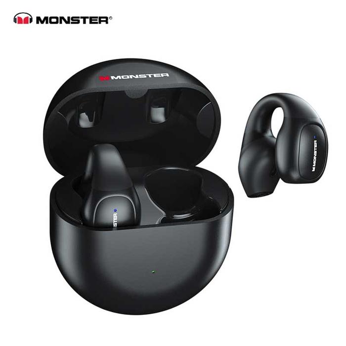 Gambar Monster Open Ear 200 Bone Conduction Sports Bluetooth Headphone Stereo - Hitam dari ERAZER Audio Shop undefined Tokopedia