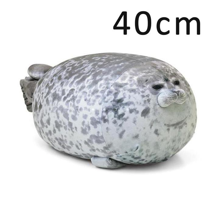 Gambar Large Chubby Blob Seal Plush Pillow Toy Chubby Seal Animal Cute Pillow - 40CM dari Soya Global undefined Tokopedia