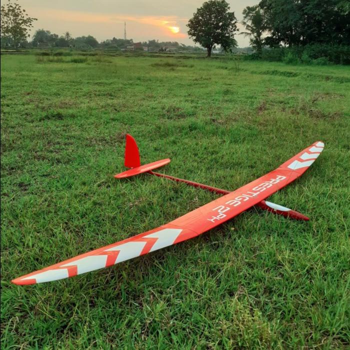 Gambar Rc Glider F5J Plane kit, Pesawat Glider Rc Remote Control F5J kit - Merah, RTF dari RUANG-TEKNIK undefined Tokopedia
