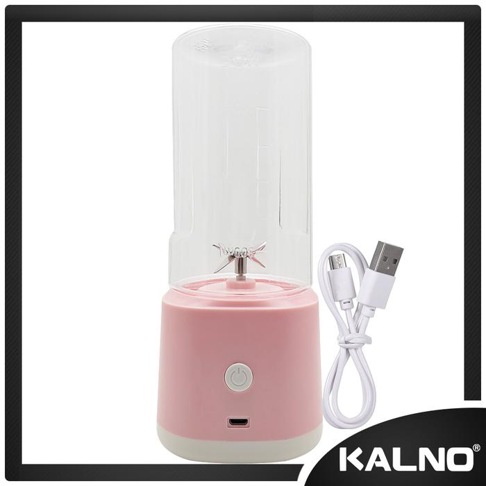 Gambar Blender Portable MGE002 Mini Juice Blender 6 Pisau Juicer - Merah Muda dari Kalno Mall ID undefined Tokopedia