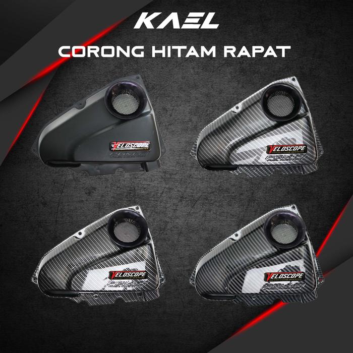 Gambar Veloscope Tutup Box Filter Carbon Beat FI Lama/Scoopy FI eSP 2013-17 - Hitam Rapat, Light Carbon dari KAEL Official Store undefined Tokopedia
