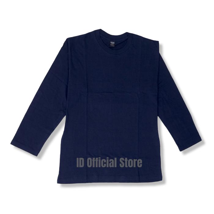 Gambar KAOS POLOS PANJANG NAVY BIRU COTTON COMBED 30s / GROSIR KAOS KATUN - S dari ID OfficialStore undefined Tokopedia