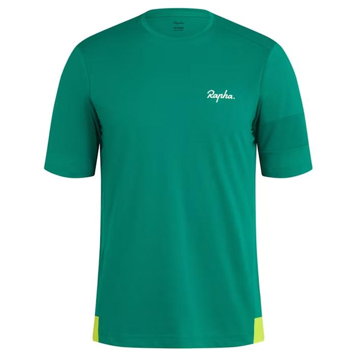 Gambar Rapha Men's EXPLORE TECHNICAL T-shirt Original - Green, S dari diraga undefined Tokopedia